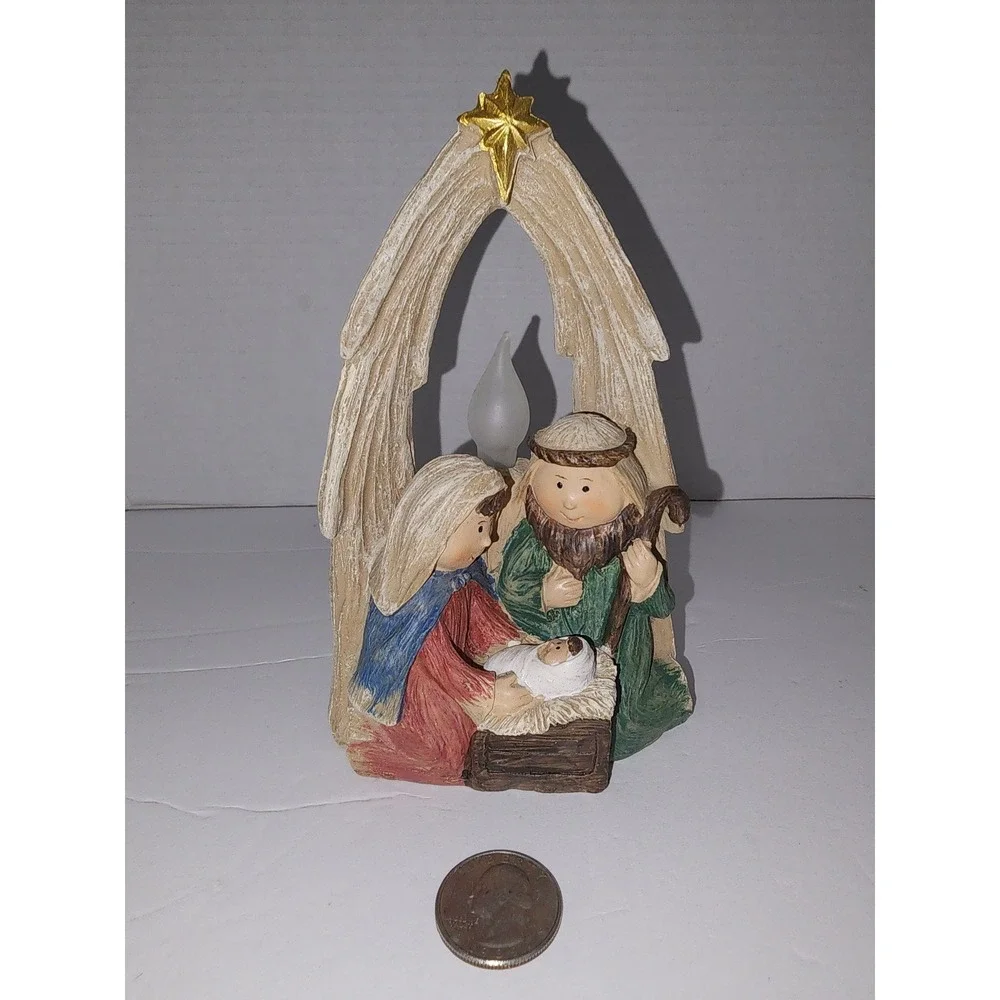 Nativity‎ light up scene nightlight battery candle